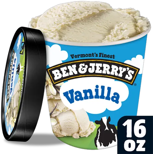 Vanilla Ice Cream Pint Ben And Chunky Monkey Ice Cream Png Vanilla Ice Cream Png