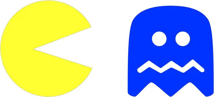 Pacman Blue Ghost Png Pac Man Png Gif Full Size Png Transparent Pacman Blue Ghost Pac Man Transparent Background