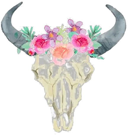 Download Sheep Skull Wedding Horn Printing Invitation Bull Cute Bull Skull Png Bull Png