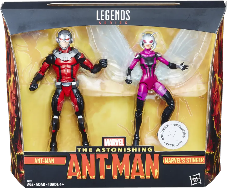 Marvel Legends Ant Man U0026 Stinger 2 Pack Exclusive Png Antman Png