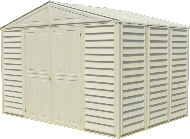 Duramax 105ft X 8ft Woodbridge Vinyl Shed With Foundation Duramax 8 X 10 Shed Png Shed Png