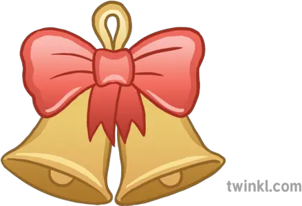 Christmas Bells Emoji Icon Xmas Phone Illustration Png Bell Emoji Png