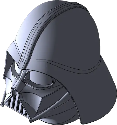 Darth Vader 3d Cad Model Library Grabcad Darth Vader Png Darth Vader Helmet Png