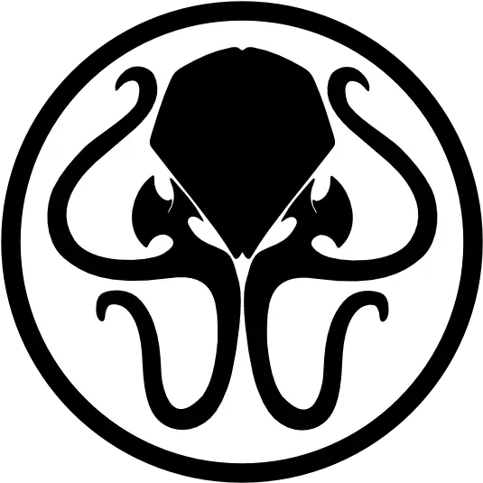 Download Hd Head Face And Main Tendrils Cthulhu Logo Kraken Symbol Png Cthulhu Png