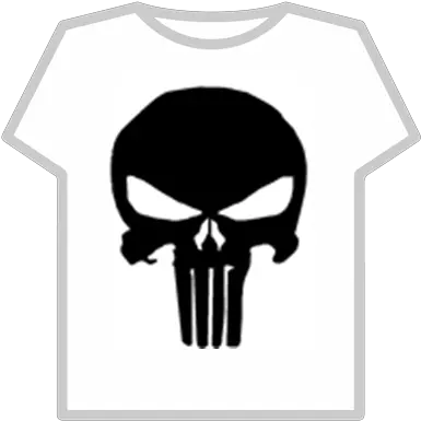 Punisher Skull T Shirt Roblox Punisher T Shirt White Png Punisher Png