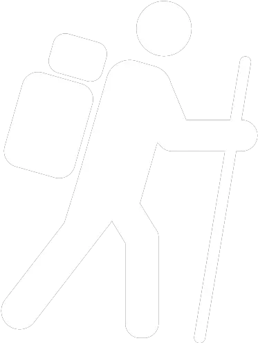 Hiker Hiking Icon Png White Png Download Original Size White Hiking Icon Png Hiker Png