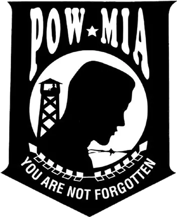 Lest We Forget Pow Prisoner Of War Png Pow Mia Logo