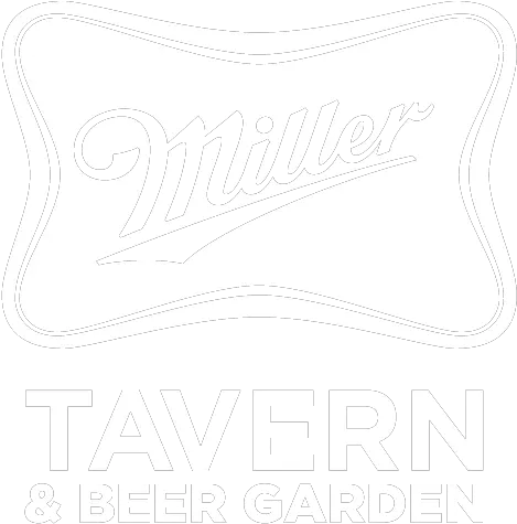 Miller Tavern Beer Garden Miller Beer Logo Black And White Png Miller Coors Logos