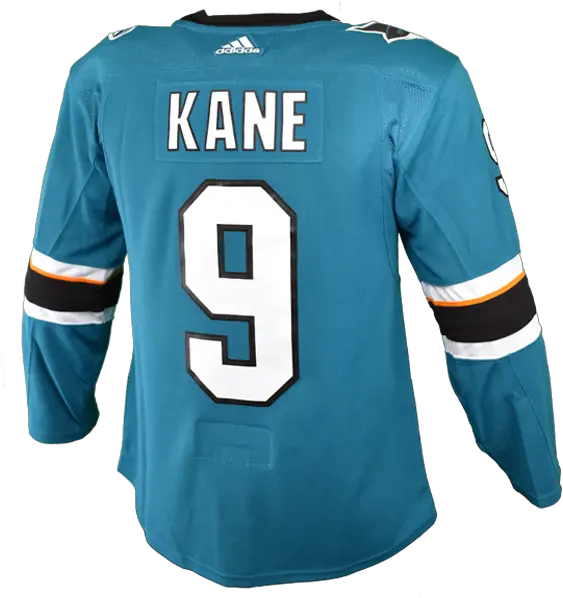 Sharks Authentic Player Jersey Pro Letters Teal Kane San Jose Sharks Png Kane Png