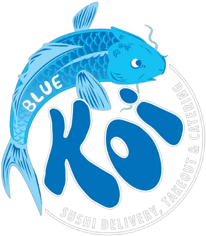 Blue Koi Sushi Trout Png Koi Png