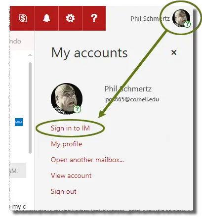 Sign In And Out Of Skype Im Outlook Sign Into Im Png Skype Icon Transparent Background