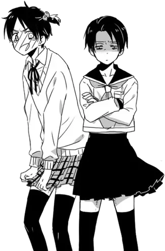 Riren Erenjaeger And Shingekinokyojin Anime 1524038 Attack On Titan Yaoi Png Eren Jaeger Icon