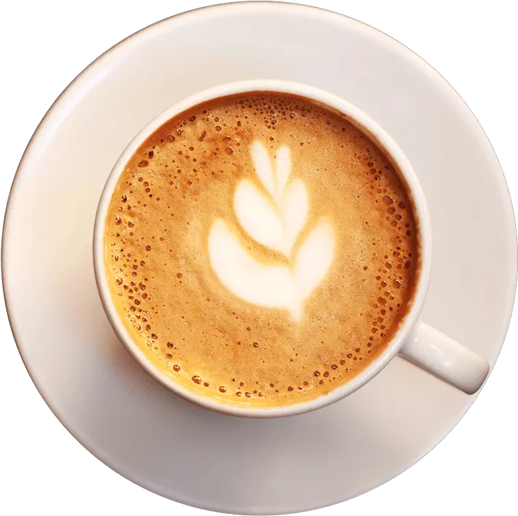 Latte Art Coffee Full Size Png Download Seekpng Saucer Latte Png