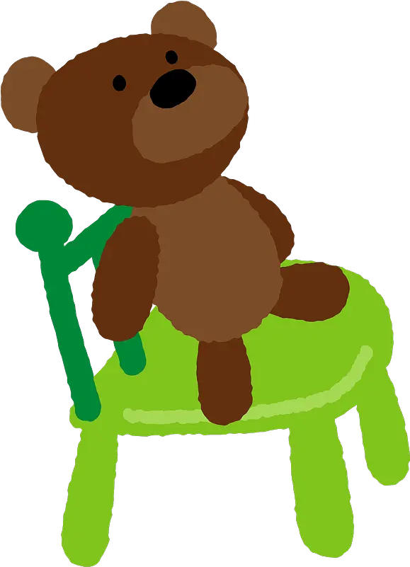 Teddy Bear Bear On The Chair Clipart Png Chair Clipart Png