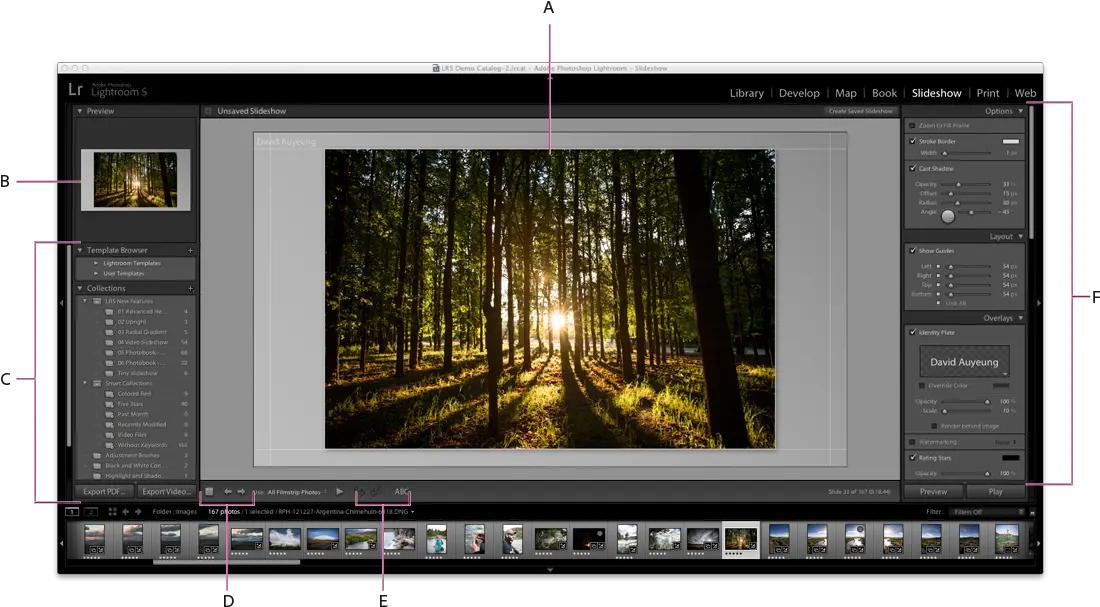 How To Create Slideshows In Lightroom Classic Lightroom Rate Image In Slideshow Png Slide Show View Icon