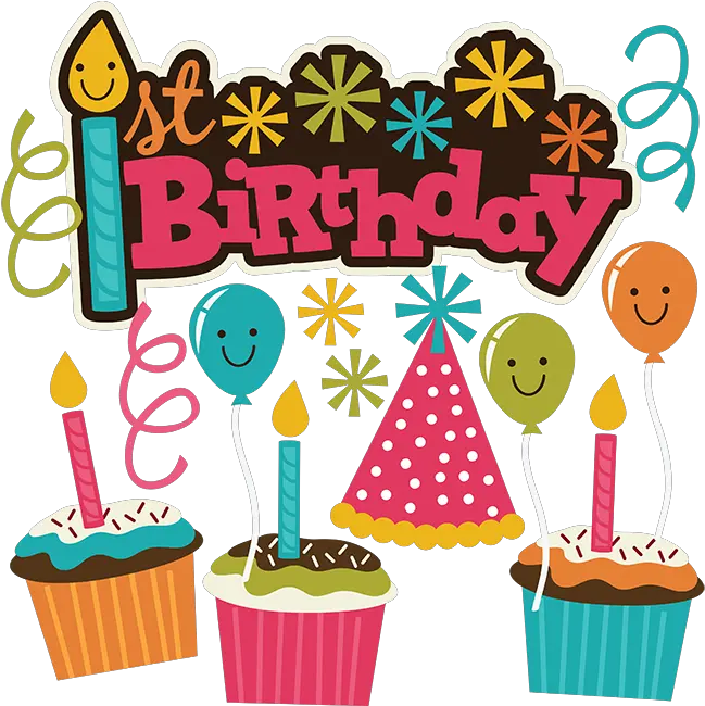 1st Birthday Svg Scrapbook Collection Birthday For Boy Png Birthday Girl Png png