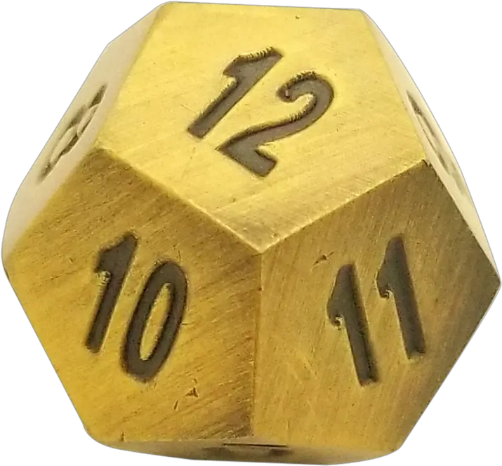 Gold Dice Png Antique Gold Color With Black Numbering Dice Game Dice Png