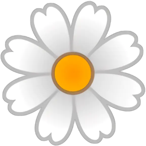 Easter White Yellow Petal For Day 720x720 Transparent Background Daisy Emoji Png Transparent Flower Emoji