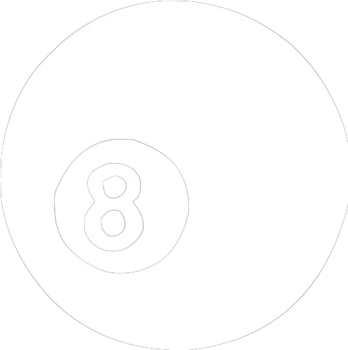 White Pool Icon Billiards Icon White Png 8 Ball Icon