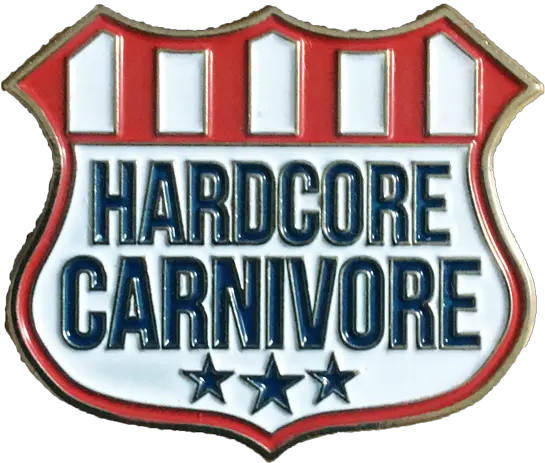 Hardcore Carnivore Shield Logo Enamel Pin Emblem Png Sheild Logo
