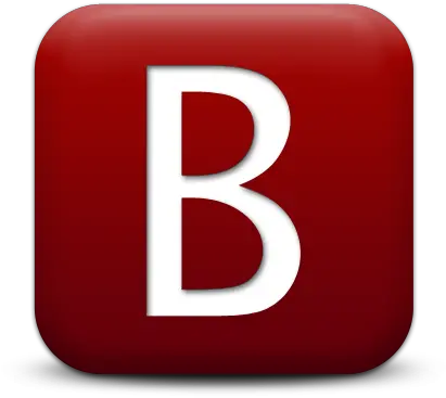 Letter B Logo Png Picture B With Red Square B Logo