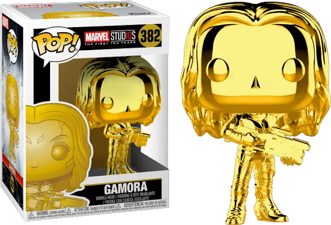 Gamora Gold Chrome Gold Gamora Funko Pop Png Gamora Png