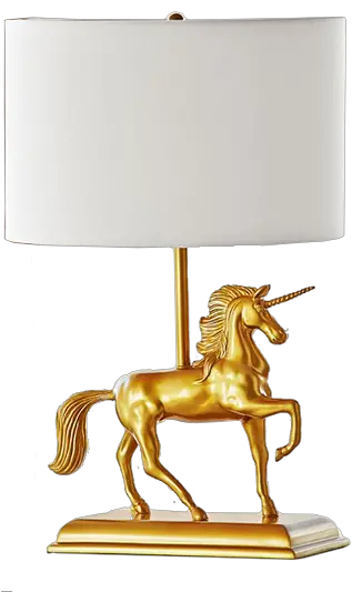 Gold Unicorn Table Lamp Pottery Barn Unicorn Lamp Png Gold Unicorn Png