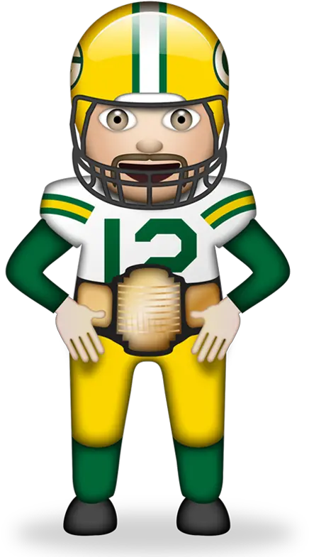 Jake Green Bay Packers Emoji Png Shrug Emoji Png
