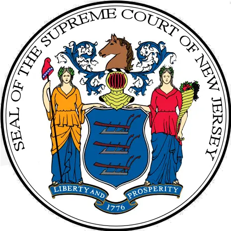 Seal Of The Supreme Court New New Jersey State Symbol Png Supreme Court Png