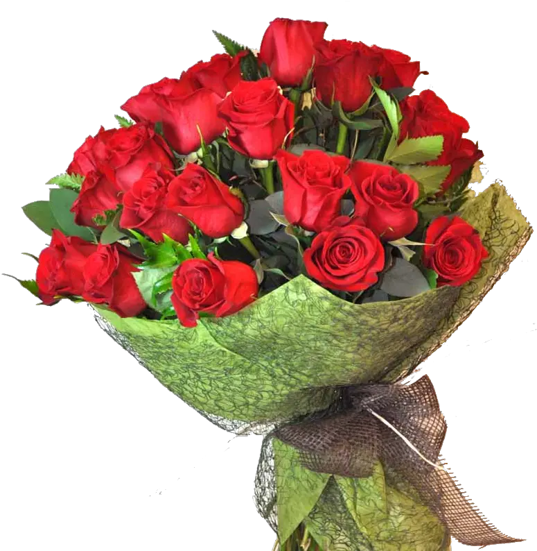 Ramo De 25 Rosas Rojas Buchete De Flori Ambalate Png Rosas Rojas Png