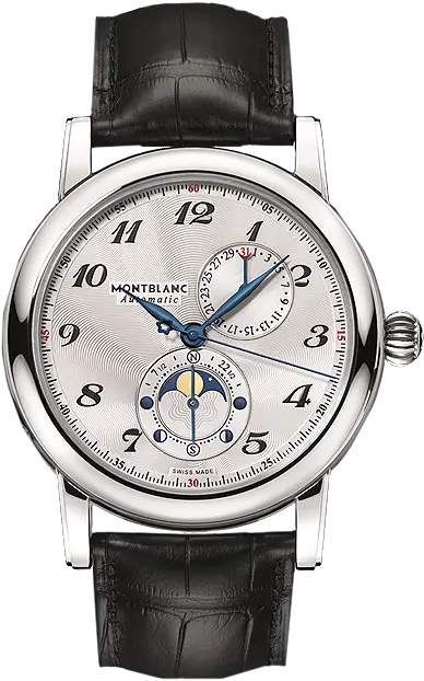 Montblanc Star Twin Moonphase Swiss Watch Gallery Mont Blanc Watches Png Moon Phase Png
