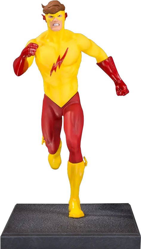 Download Dc Comics Statue Kid Flash Kid Flash New Teen Titans Png Kid Flash Png