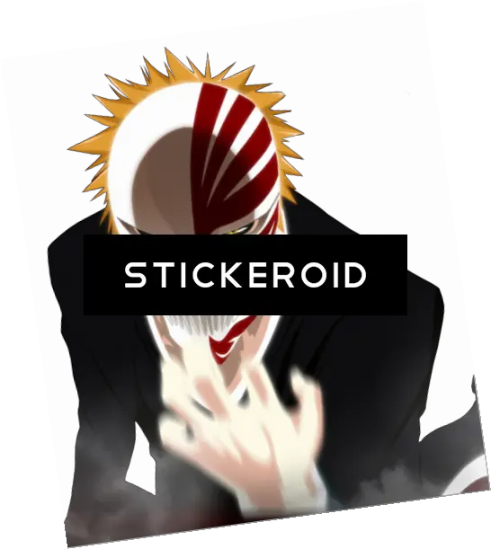 Download Ichigo Anime Bleach Kurosaki Bleach Kurosaki Ichigo Hollow Mask Png Bleach Logo Transparent