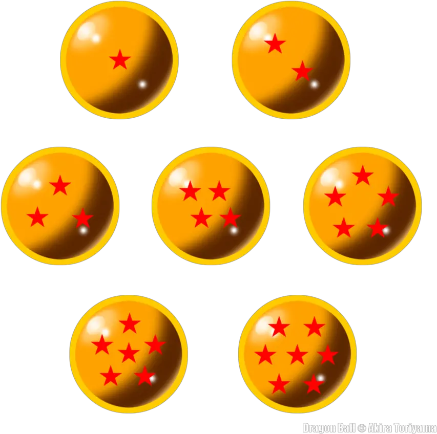 Dragon Balls Png Black And White Transparent Dragon Ball Z Balls Dragon Balls Png png