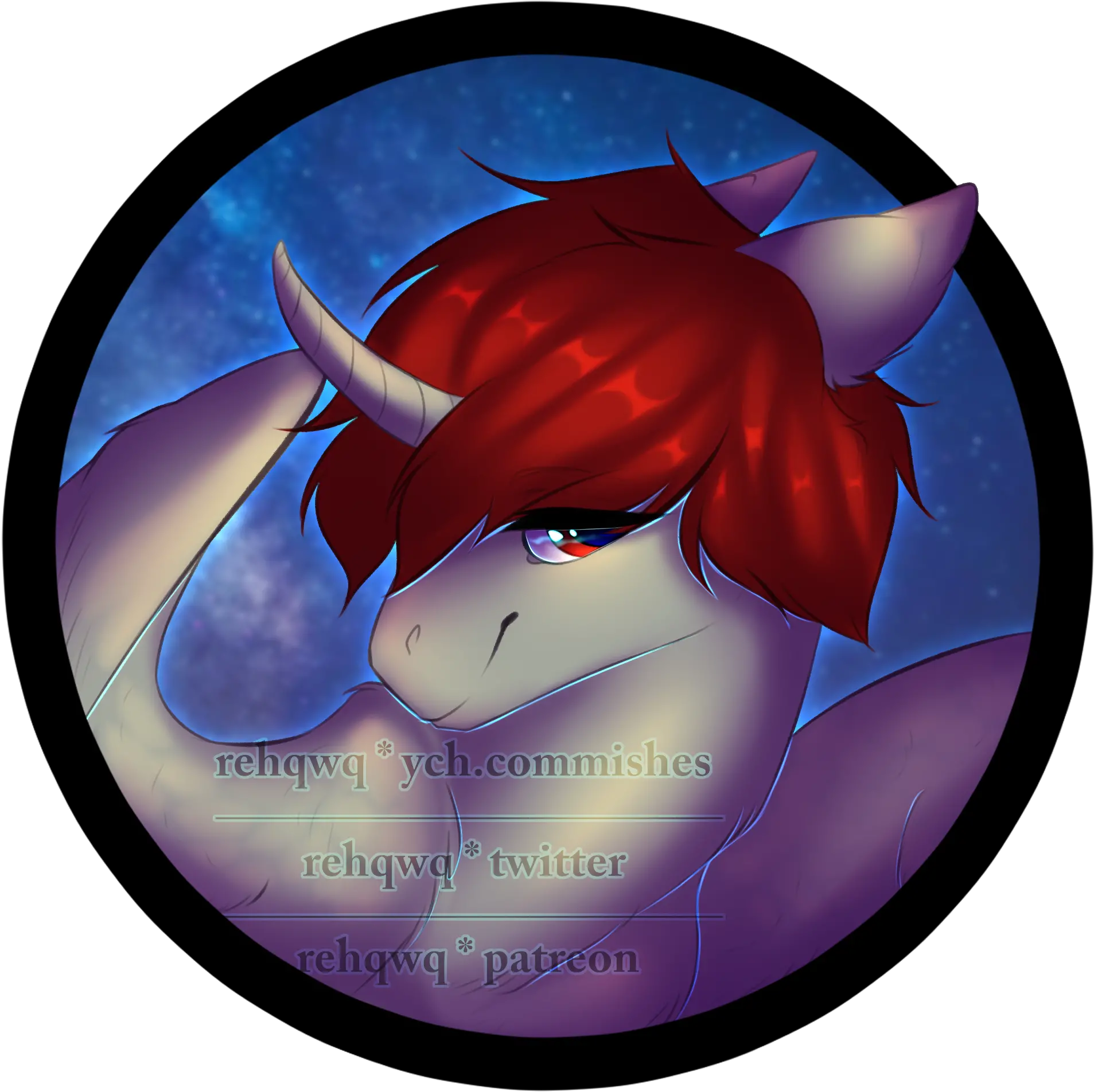 Icon Commission 2019 3 Artistrehqwq Discord Rehqwq8886 Unicorn Png Patreon Icon Png