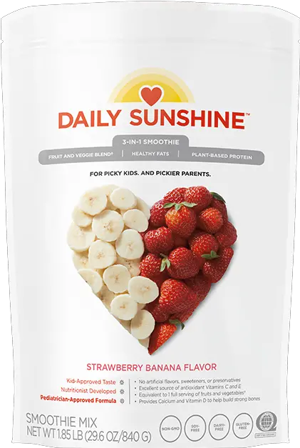 Daily Sunshine Strawberry Banana Team Beachbody Us Daily Sunshine Strawberry Banana Png Sunshine Transparent