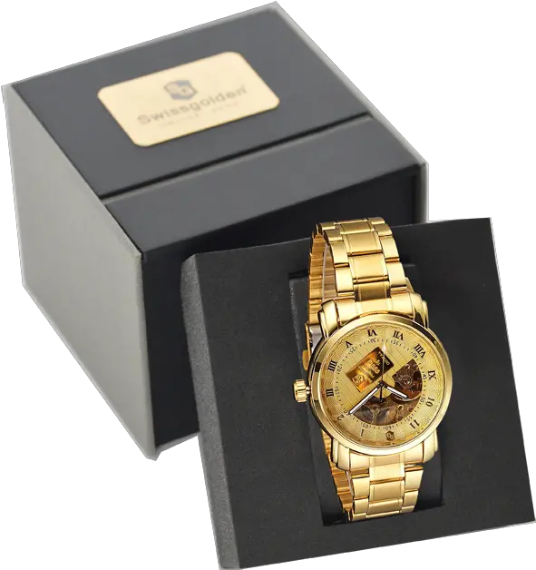 Download Swissgolden Gold Bar Premium Transparent Background Watch Gold Png Gold Watch Png
