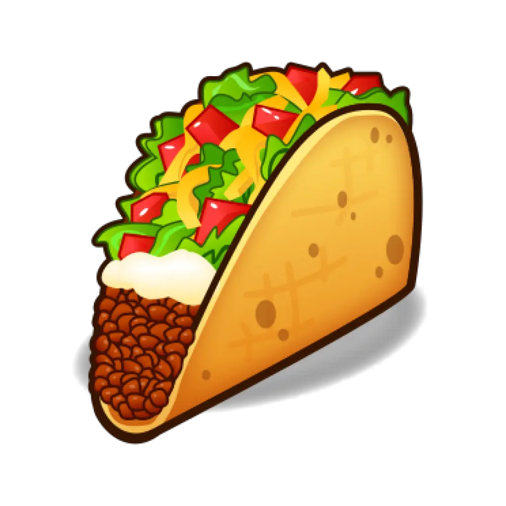 Taco Transparent Background Taco Clipart Transparent Png Taco Emoji Png