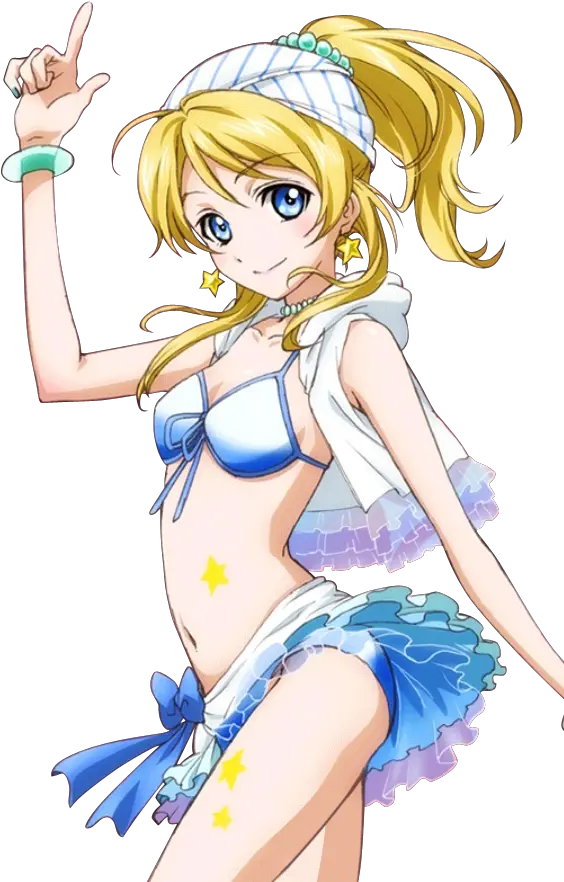 Ayase Eli Love Live And 1 More Danbooru Love Live Eli Swimsuit Png Eli Ayase Transparent