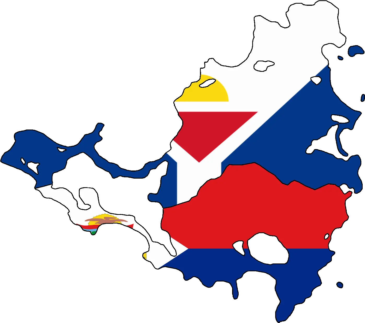 Flag Map Of Saint Martin Sint Maarten Saint Martin St Martin Flag Png Flags Png
