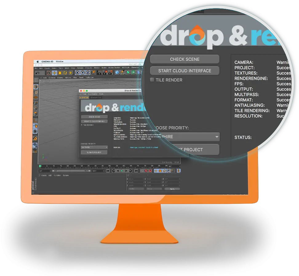 Drop Render Software Engineering Png Cinema 4d Icon