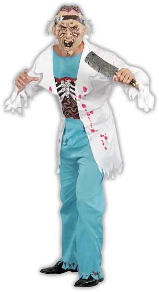 Download Zombie Doctor Zombie Doctor Adult Mens Halloween Supernatural Creature Png Halloween Costume Png