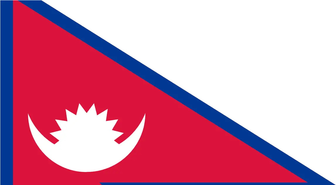 Namaste Nepal Flag Of Bandera De La Nepal Png Nepal Flag Png