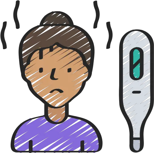 High Temperature Avatar Hot Fever Coronavirus Free Icon Coronavirus Png High Temperature Icon