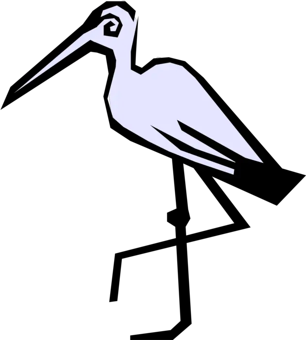 Crane Bird Png Vector Illustration Of Egret Crane Bird Vector Graphics Crane Bird Png