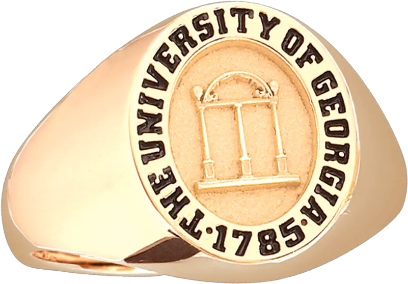 University Of Georgia Womenu0027s Oval Signet Solid Png Uga Logo Png