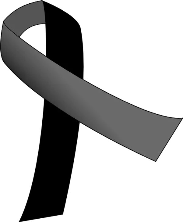 Skin Cancer Awareness Ribbon Transparent Skin Cancer Ribbon Png Cancer Ribbon Transparent Background png