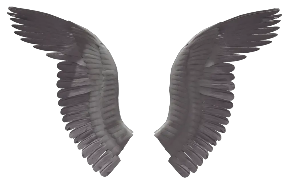 Green Angel Wings Png