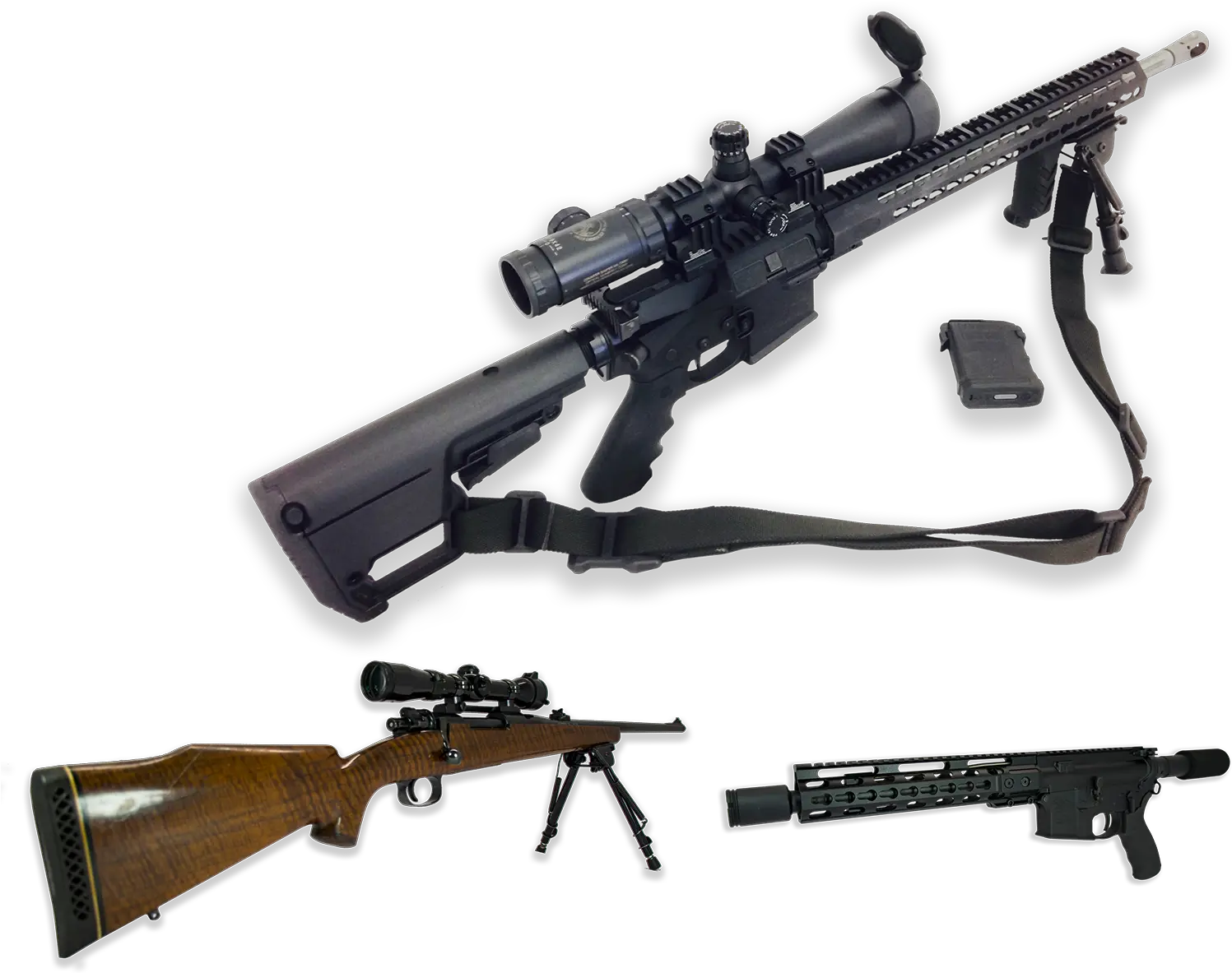 Custom Firearms U2013 Innovatie Ammunition Technologies Machine Gun Png Hunting Rifle Png
