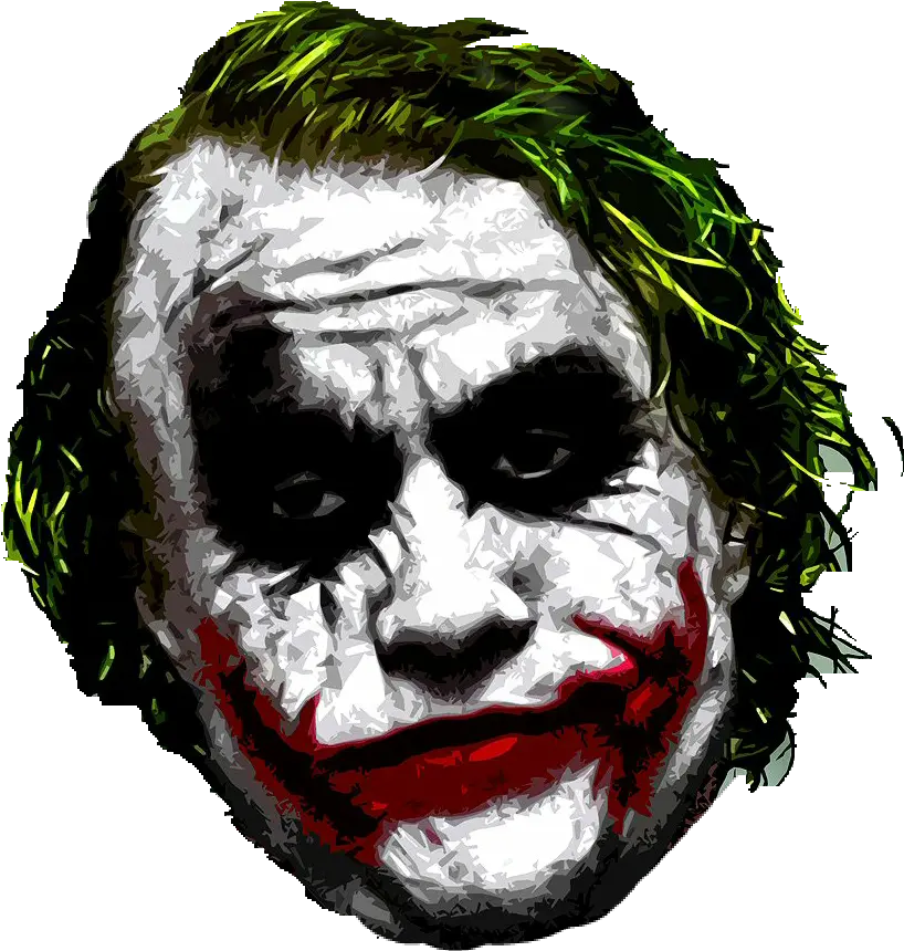 Joker Stencil Heath Ledger Transparent Joker Heath Ledger Png Joker Mask Png